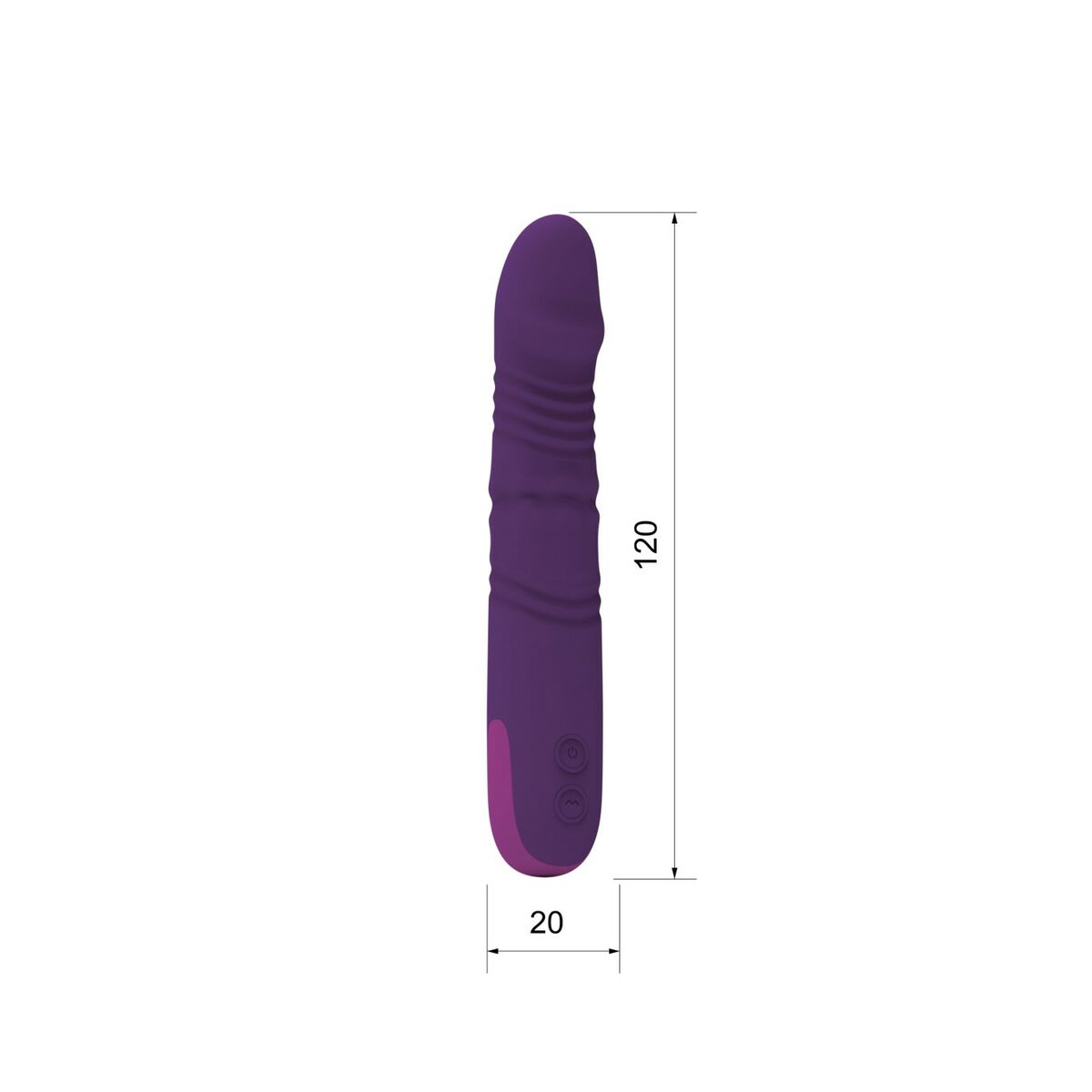 Dual Stimulation Vibe- vibraattori Totally For U